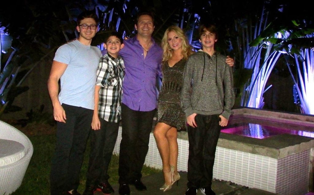 Brett, Giselle and Family at their NYE Party