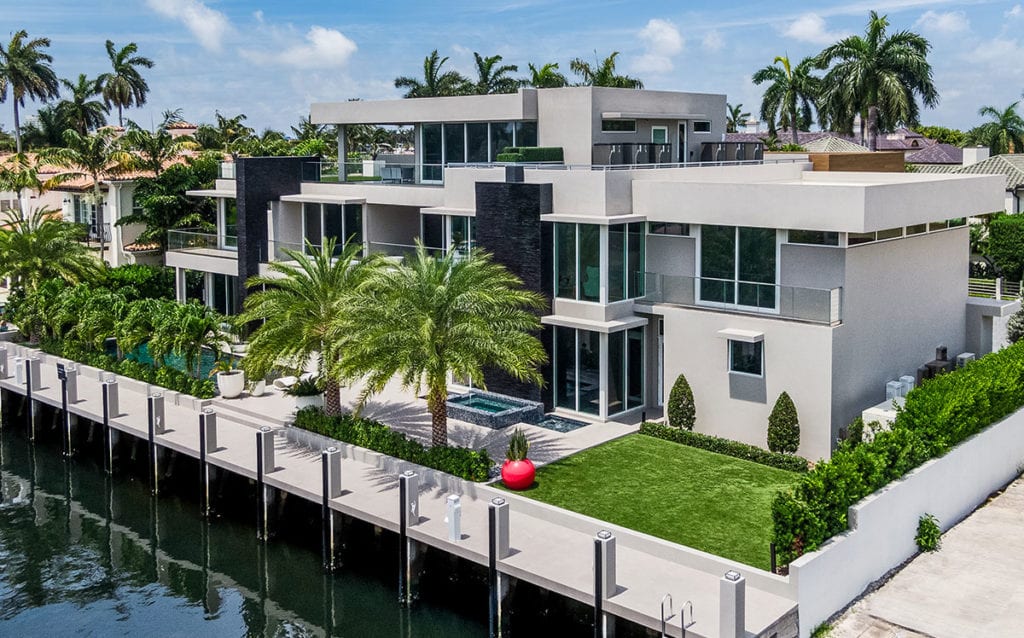 waterfront home in Fort Lauderdale.
