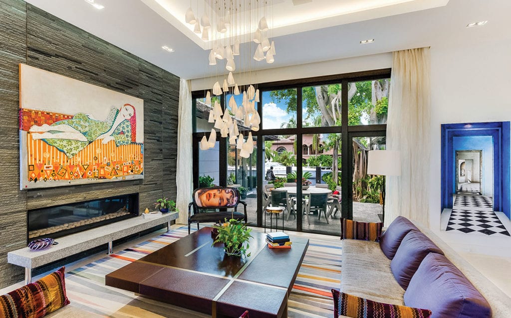 Las Olas Mansion Interior - Living Room